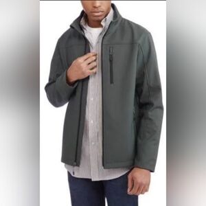 Swiss Tech Men's Softshell Jacket Size 2X (50-52) – Charcoal Gray, Gently Used